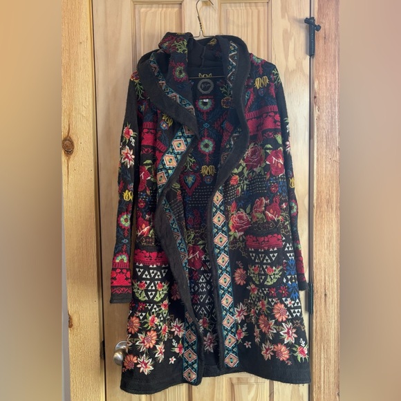 Johnny Was Multicolor Embroidered Jacket - Picture 7 of 14